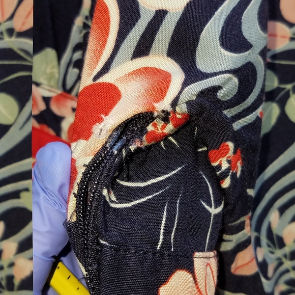 Lucky brand Asian kimono style floral dress - Picture 8 of 12